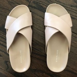 Everlane all leather slides